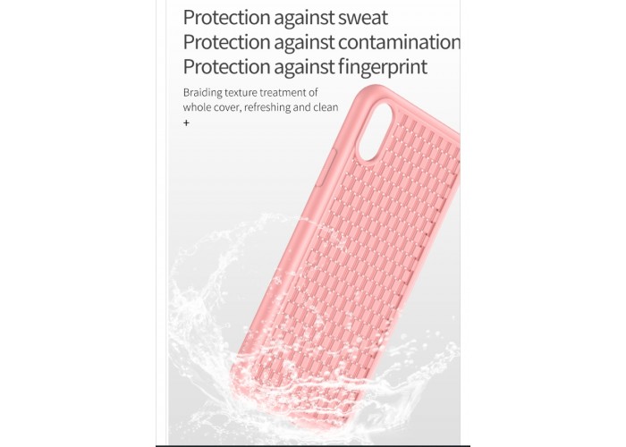Чехол для iPhone Xr Baseus BV Weaving розовый