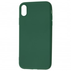 Чехол для iPhone Xr Candy зеленый / forest green