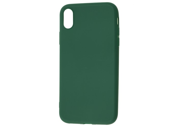 Чехол для iPhone Xr Candy зеленый / forest green