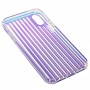 Чехол для iPhone Xr Gradient Laser фиолетовый