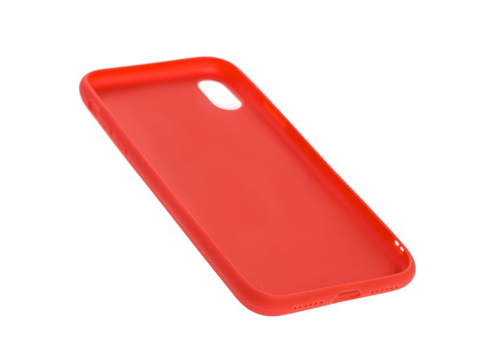 Чехол для iPhone Xr Kaws leather красный