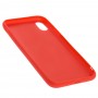 Чехол для iPhone Xr Kaws leather красный