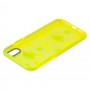 Чехол для iPhone Xr Neon print flowers