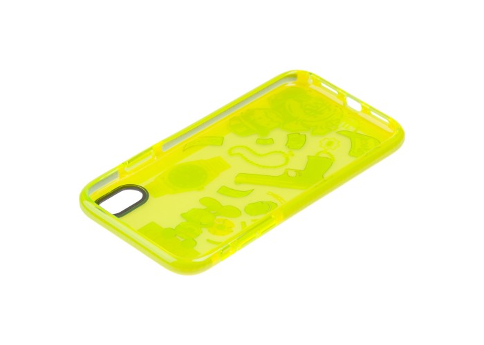 Чехол для iPhone Xr Neon print Микки Маус glamor