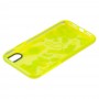 Чехол для iPhone Xr Neon print Микки Маус glamor