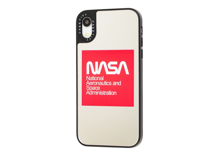 Чехол для iPhone Xr Tify Mirror Nasa зеркально-красный