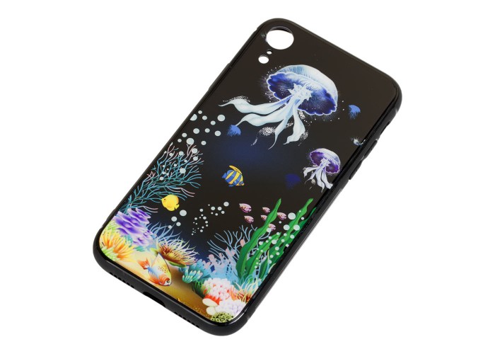 Чехол для iPhone Xr glass море