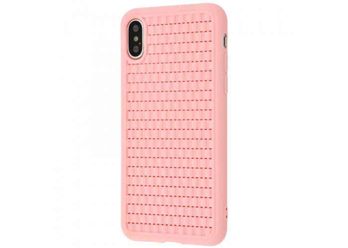 Чехол для iPhone Xs Max Baseus BV Weaving розовый