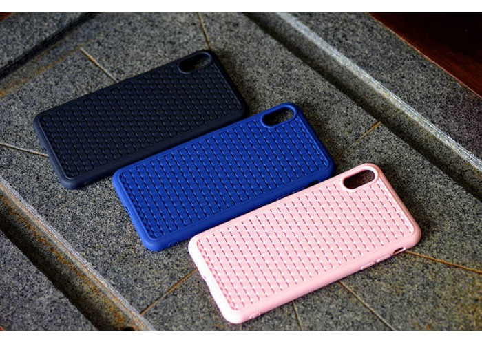 Чехол для iPhone Xs Max Baseus BV Weaving розовый