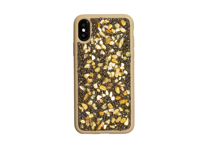 Чехол для iPhone Xs Max Bling World Stone золотистый