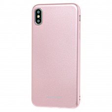 Чехол для iPhone Xs Max Molan Cano Jelly глянец розово золотистый