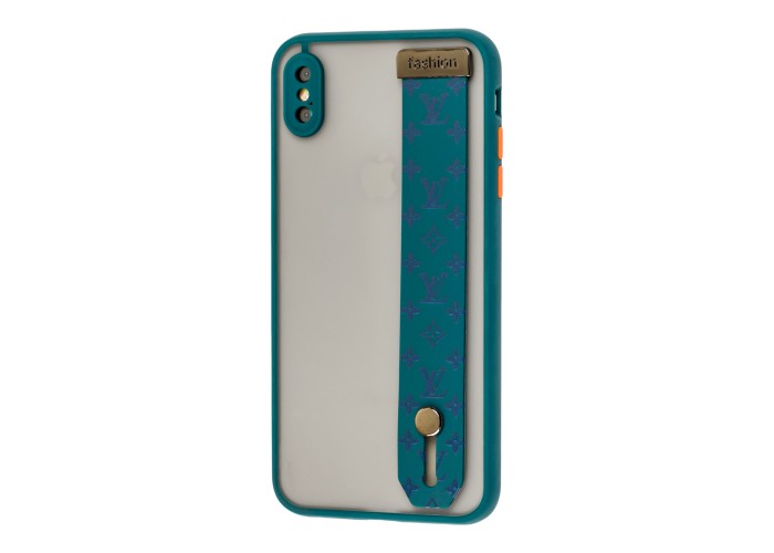 Чехол для iPhone Xs Max WristBand LV зеленый