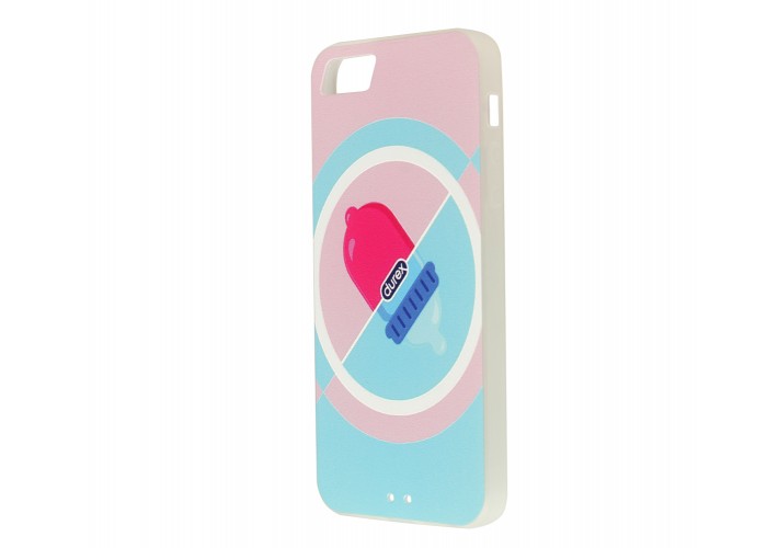 Чехол durex для  iPhone 5 розово голубой