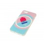 Чехол durex для  iPhone 5 розово голубой