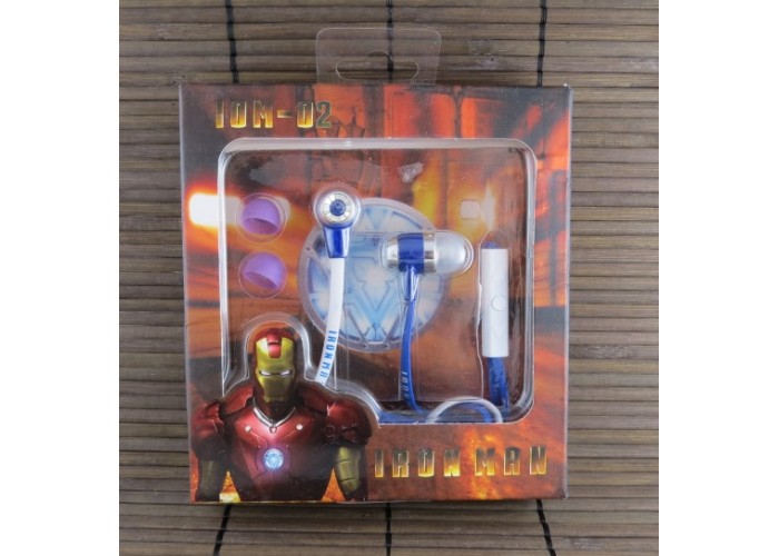 Гаонитура Iron Man iom-02 Blue +mic