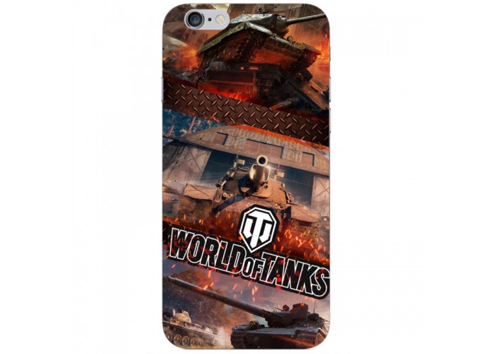 Силиконовый чехол Remax Apple iPhone 6 Plus 5.5 World Of Tanks