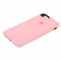 Чехол Alcantara для iPhone 7 / 8 светло-розовый