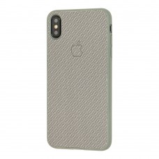 Чехол Carbon New для iPhone Xs Max серый
