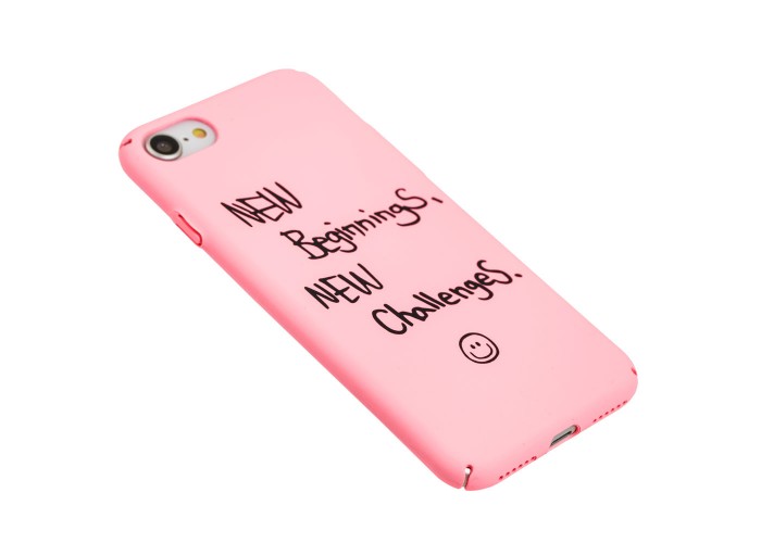 Чехол Daring для iPhone 7 / 8 матовое покрытие розовый new