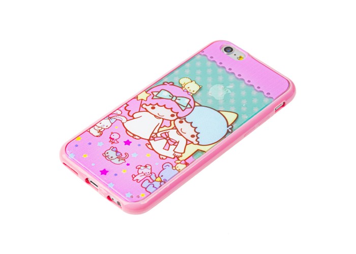 Чехол Hello Kitty для iPhone 6 детки розовый