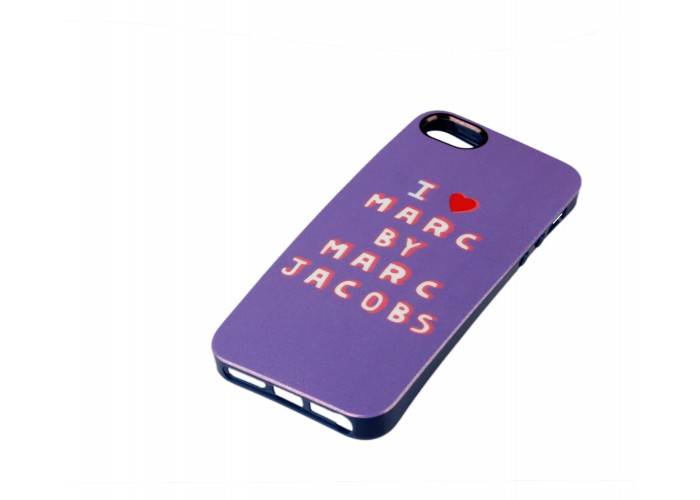 Чехол Mark Jakobs для iPhone 5 фиолетовый
