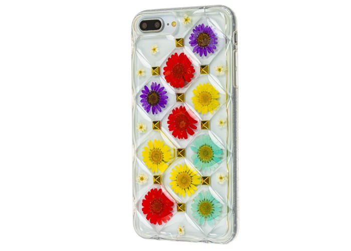 Чехол для iPhon 7 Plus / 8 Plus Flowers 3D 