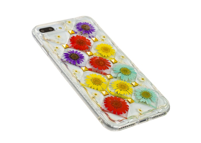 Чехол для iPhon 7 Plus / 8 Plus Flowers 3D 