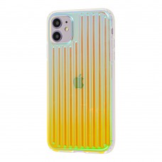 Чехол для iPhone 11 Gradient Laser желтый