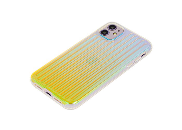 Чехол для iPhone 11 Gradient Laser желтый