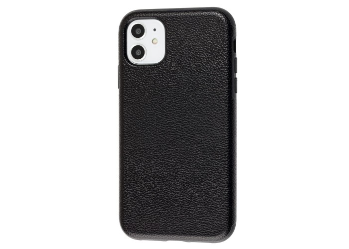 Чехол для iPhone 11 Grainy Leather черный