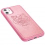Чехол для iPhone 11 Kenzo leather розовый