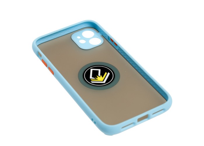 Чехол для iPhone 11 LikGus Edging Ring бирюзовый