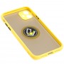 Чехол для iPhone 11 LikGus Edging Ring желтый