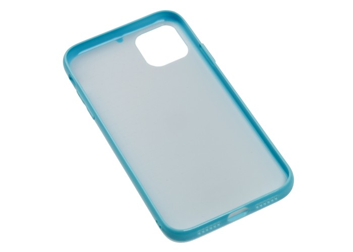 Чехол для iPhone 11 New glass синий