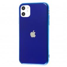 Чехол для iPhone 11 Original glass синий