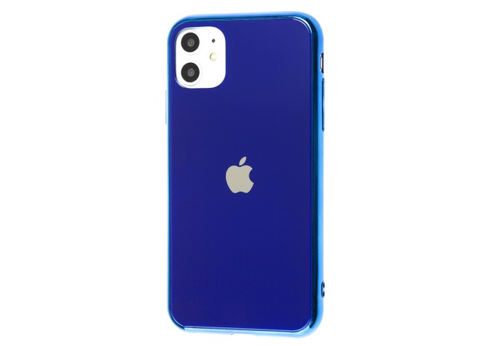 Чехол для iPhone 11 Original glass синий
