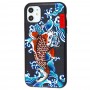 Чехол для iPhone 11 SkinArma case Showa series синий