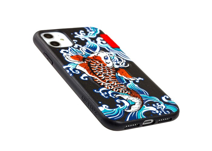 Чехол для iPhone 11 SkinArma case Showa series синий