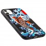 Чехол для iPhone 11 SkinArma case Showa series синий