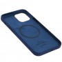 Чехол для iPhone 12 Pro Max MagSafe Silicone Full Size deep navy