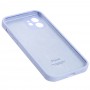 Чехол для iPhone 12 Silicone Slim Full camera lilac