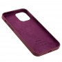 Чехол для iPhone 12 / 12 Pro Full Silicone case plum