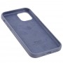 Чехол для iPhone 12 / 12 Pro Silicone Full серый / lavender gray