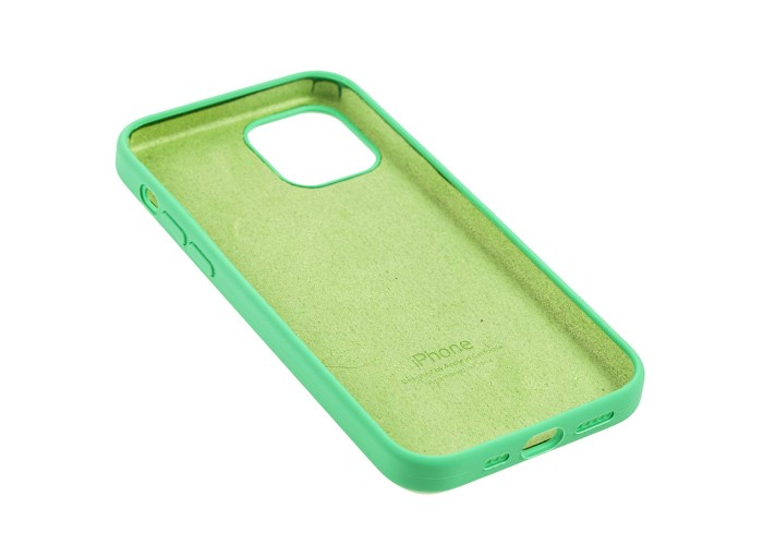 Чехол для iPhone 12 / 12 Pro Silicone Full зеленый / spearmint