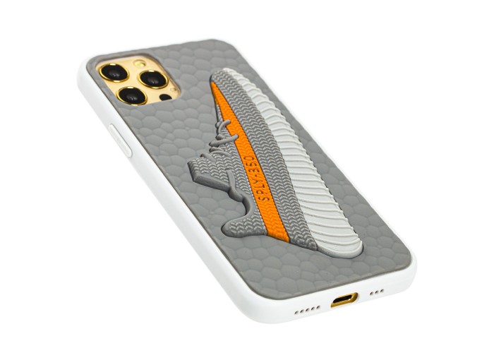 Чехол для iPhone 12 / 12 Pro Sneakers Brand yeezy 350 серый