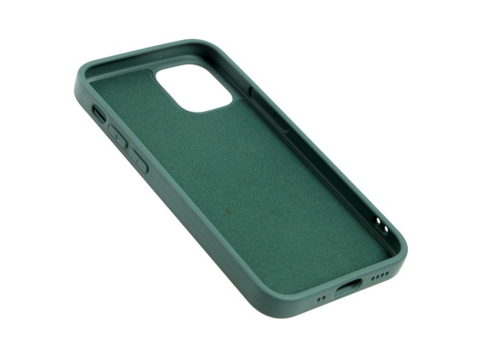 Чехол для iPhone 12 mini Art case темно-зеленый