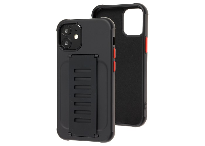 Чехол для iPhone 12 mini Bracket flap черный