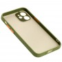 Чехол для iPhone 12 mini LikGus Totu camera protect зеленый