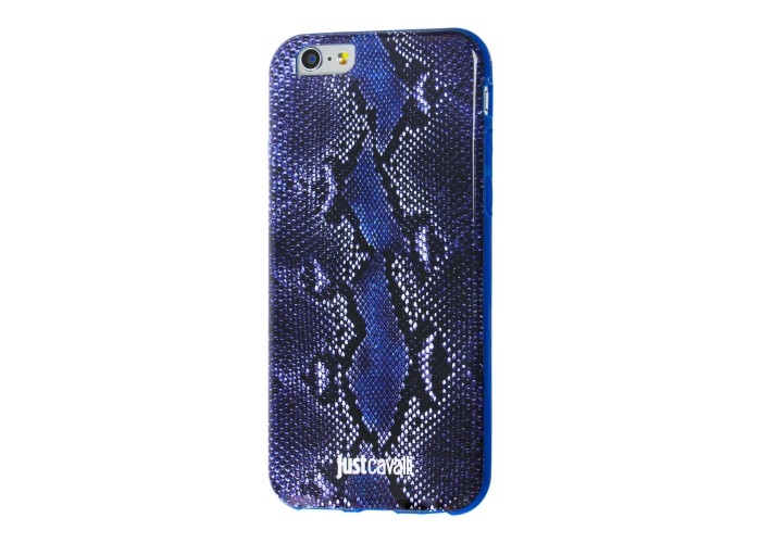 Чехол для iPhone 6 Just Cavalli Змея синий