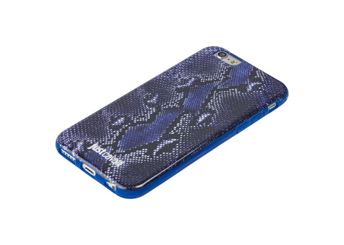 Чехол для iPhone 6 Just Cavalli Змея синий